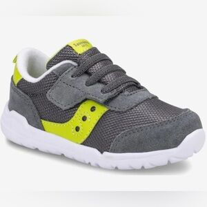 Saucony Toddler 5M Green&White Sneakers. GUC. Exclt Velcro. 15% off w 2+ Bundle.